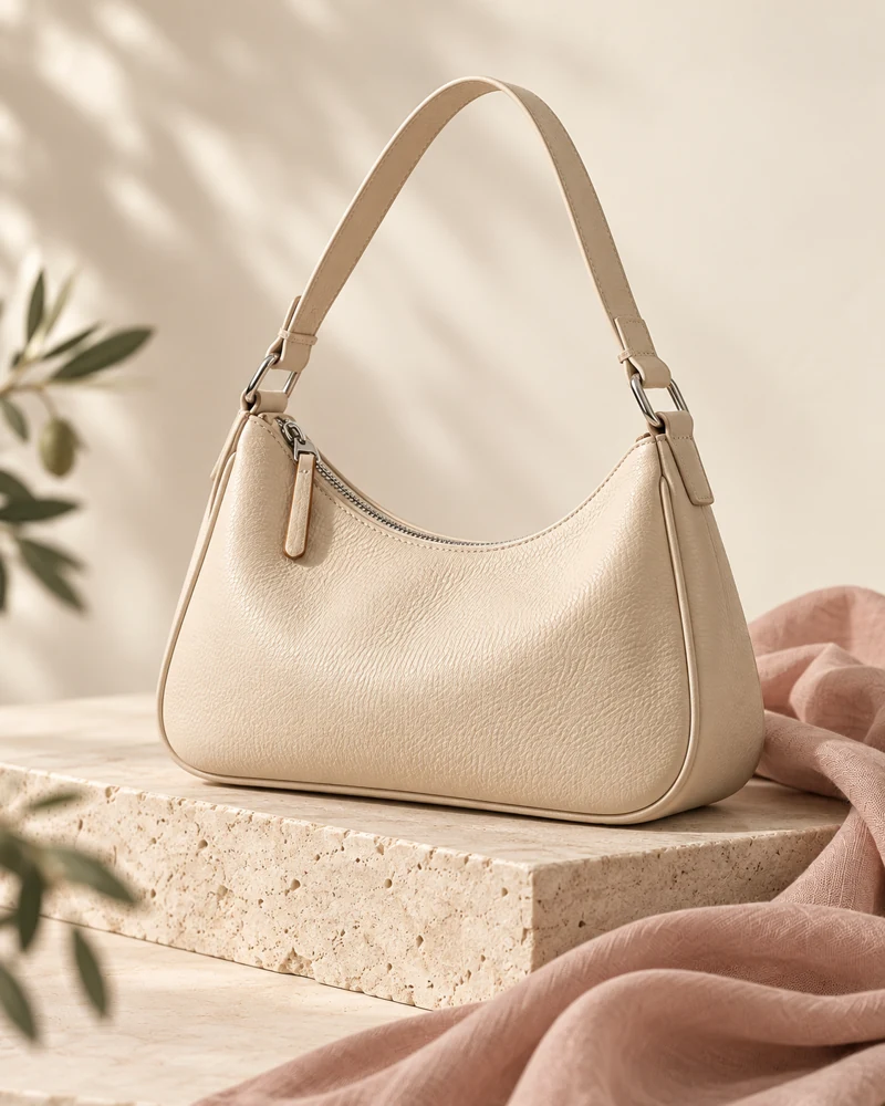 Bolso beige de la portada de Drama Tienda